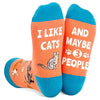 Cat Lover Gifts for Women Man,Cat Gifts for Cat Mom Dad,Cute Unisex Cat Socks