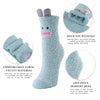Fuzzy Socks for Women Girls Colorful Indoors Animal Slipper Socks, Warm Cozy Socks Gift for Mom, Wife, Daughter, Girlfriend, Grandma, Sister