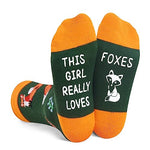 Fox Gifts for Girls and Children Fox Lovers Gifts Best Gifts for Daughter Cute Fox Socks, Gifts for 7-10 Years Old Girl