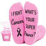 Inspirational Socks, Cancer Socks for Women, Breast Cancer Awareness Socks, Breast Cancer Gifts, Inspirational Gifts for Women