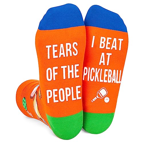 Funny Pickleball Gifts for Pickleball Lovers, Women Men Pickleball Socks, Cute Ball Sports Socks for Sports Lovers, Unisex Pickleball Socks for Men Women Pickleball Gifts
