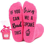 Funny Cupcake Socks for Women, Novelty Cupcake Gifts For Cupcake Lovers, Anniversary Gift For Her, Gift For Mom, Funny Food Socks, Womens Cupcake Themed Socks