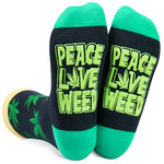 Plant Lovers Gifts Novelty Weed Sock for Men Women, Unisex Funny Socks Weed Gifts Cool Socks, Funny Saying Socks Gifts for Weed Lovers