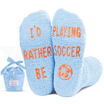 Unisex Football Socks for Boys Girls, Funny Football Gifts for Football Lovers, Cute Ball Sports Socks for Sports Lovers, Kids Boys Girls Football Socks Gift, Gifts for 7-10 Years Old