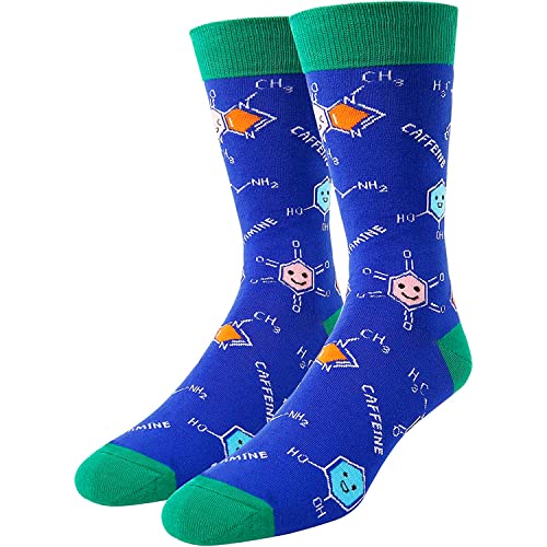 Men's Chemistry Socks, Unique Chemistry Gifts for Chemical Engineers, Biochemists, Organic Chemistry Lovers, Perfect Chemistry Teacher Gifts, Thanksgiving Gifts Teacher's Day Gifts