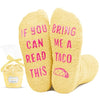 Novelty Taco Gifts for Grils Boys, Funny Crazy Silly Taco Socks, Fuzzy Taco Socks