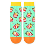 Funny Popcorn Socks for Kids Who Love Popcorn, Novelty Popcorn Gifts, Children's Gag Gifts, Gifts for Popcorn Lovers, If You Can Read This, Bring Me Popcorn Socks, Gifts for 7-10 Years Old