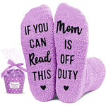 Mom Women Novelty Socks Purple