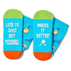 Unisex Pickleball Socks for Women and Men Who Love to Play Pickleball, Funny Pickleball Gifts for Pickleball Lovers, Cute Ball Sports Socks, Perfect Gifts for Women and Men