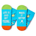 Unisex Pickleball Socks for Women and Men Who Love to Play Pickleball, Funny Pickleball Gifts for Pickleball Lovers, Cute Ball Sports Socks, Perfect Gifts for Women and Men