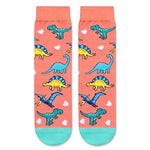 Funny Dinosaur Gifts for Girls, Gifts for Daughters, Kids Who Love Dinosaur, Cute Dinosaur Socks for Girls 7-10 Years Old