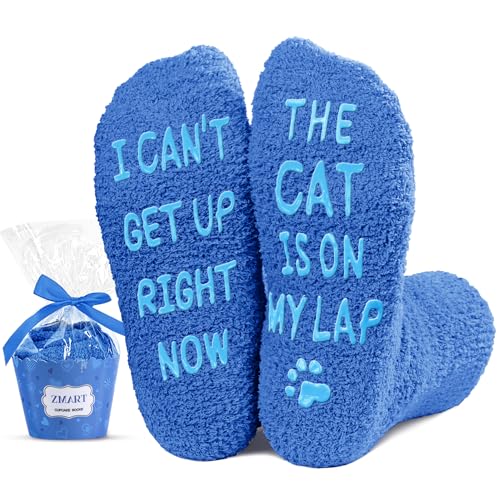 Funny Cat Socks for Boys, Novelty Cat Gifts For Cat Lovers, Children's ...