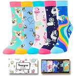 Best Gifts to Your Daughter, Christmas Gifts, Costume Parties Gifts, Birthday Gifts, Girl Animal Socks, Funny Girls Socks, Gifts for Animal Lovers, Gifts for 7-10 Years Old Girl