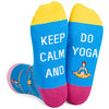 Gifts for Yoga Lover, Women's Yoga Socks, Perfect Yoga Gifts for Women, Yoga Teacher Gifts, Yogi Gifts for the Yoga Instructor, Yoga Pose Socks