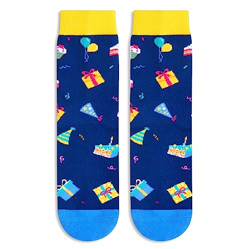 Crazy Funny Birthday Socks for Kids, Top Best Cool Birthday Gifts for 7 Year Old Boys Girls, 7 Year Old 7 Yr Old Girl Boy Gift Ideas