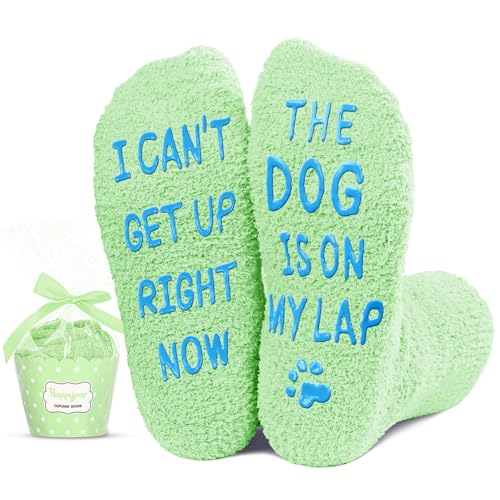 Novelty Fuzzy Dog Socks for Big Boys Girls Teen Teenager Silly Kids Socks, Funny Gifts for Kids Gifts 7-10 Years, Gifts for 7-10 Years Old