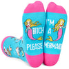 One-Size-Fits-All Mermaid Gifts, Unisex Mermaid Socks for Women and Men,  Mermaid Gifts Gender-Neutral Animal Socks