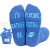 Unisex Football Socks for Children, Silly Socks for Kids, Funny Football Gifts for Football Lovers, Cute Sports Socks for Boys Girls, Novelty Kids' Gifts for Sports Lovers, Gifts for 7-10 Years Old