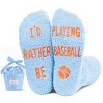 Funny Baseball Gifts for Baseball Lovers, 4-7 Years Old Boys Girls Baseball Socks, Cute Ball Sports Socks for Sports Lovers, Unisex Baseball Socks for Boys Girls Kids Baseball Gifts
