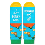 Pineapple Gifts Girls Funny Fruit Socks Pineapple Gifts for Kids Cute Pineapple Themed Socks for Girls, Gifts for 7-10 Years Old Girl