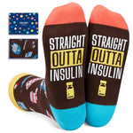 Unisex Diabetic Socks, Gifts For People With Diabetes, Sugar Free Diabetic Gifts Wellness Gifts Cheer Up Gifts