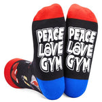 Unisex Gym Gymnastics Weight Lifting Socks, Gymnastic Gym Fitness Gifts For Gym Lover Bodybuilder Fitness Trainer Gifts