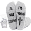 Christian Gifts for Men Jesus Gifts Faith Serenity Prayer Gifts, Funny Christian Socks Religious Socks For Men