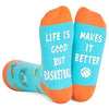 Cute Ball Sports Socks for Sports Lovers, Unisex Basketball Socks for Men Women, Funny Basketball Gifts for Basketball Lovers, Perfect Women Men Basketball Socks Gift