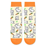 Novelty Bunny Gifts for Children Fun Bunny Socks for Boys and Girls Unique Bunny Lover Gifts for Kids Easter Gifts, Gifts for 7-10 Years Old