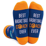 Best Coach Gifts, Unisex Basketball Coach Socks, Best Coach Ever Gifts, Basketball Coach Gifts for Men and Women,  Funny Coach Socks
