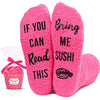 Women's Sushi Socks, Sushi Lover Gift, Funny Food Socks, Novelty Sushi Gifts, Gift Ideas for Women, Funny Sushi Socks for Sushi Lovers, Mother's Day Gifts