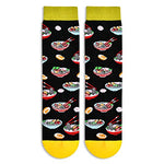 Unisex Ramen Socks, Ramen Lover Gift, Funny Food Socks, Novelty Ramen Gifts, Gift Ideas for Men Women, Funny Ramen Socks for Ramen Lovers, Valentines Gifts, Christmas Gifts