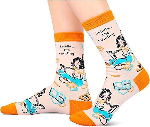 Women Reading Socks Series