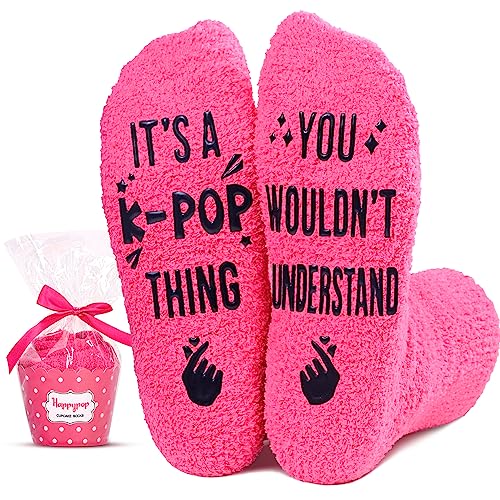 Music Gifts for Women, Funny K-pop Socks, Music Gifts for Music Lovers, K-pop Gifts for K-pop Lovers, Crazy KPOP Socks