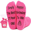 Unique 21th Birthday Gifts for 21 Year Old Women, Funny 21th Birthday Socks, Crazy Silly Gift Idea for Mom, Wife, Sister, Friends, Birthday Gift for Her