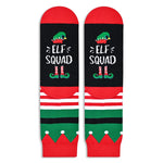 Christmas Gifts Stocking Socks for Women Men - Elf Gifts Little Elf Socks for Mom Dad, Xmas Stocking Stuffers