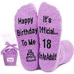 Birthday Gift for Her, Unique 18th Birthday Gifts for 18 Year Old Girl, Crazy Silly 18th Birthday Socks, Funny Gift Idea for Sisters and Friends