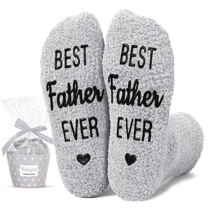 Fuzzy Gifts For Father - Funny Dad Socks, Funny Dad Gifts Father Gifts From Son Daughter