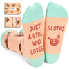 Animal Lover Gifts for Women Girls - Funny Sloths ocks, Christmas Gifts