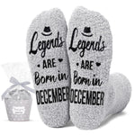 December Birthday Gifts for Women Men; Birthday Socks Happy Birthday Socks, Socks for Him Male