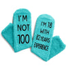 100th Birthday Gift Ideas for Women - Socks for 100 Year Old Birthday, Retirement Gifts for Older Elderly Women