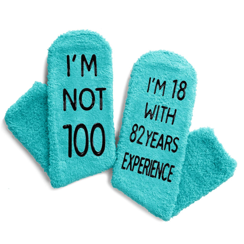 100th Birthday Gift Ideas for Women - Socks for 100 Year Old Birthday, Retirement Gifts for Older Elderly Women