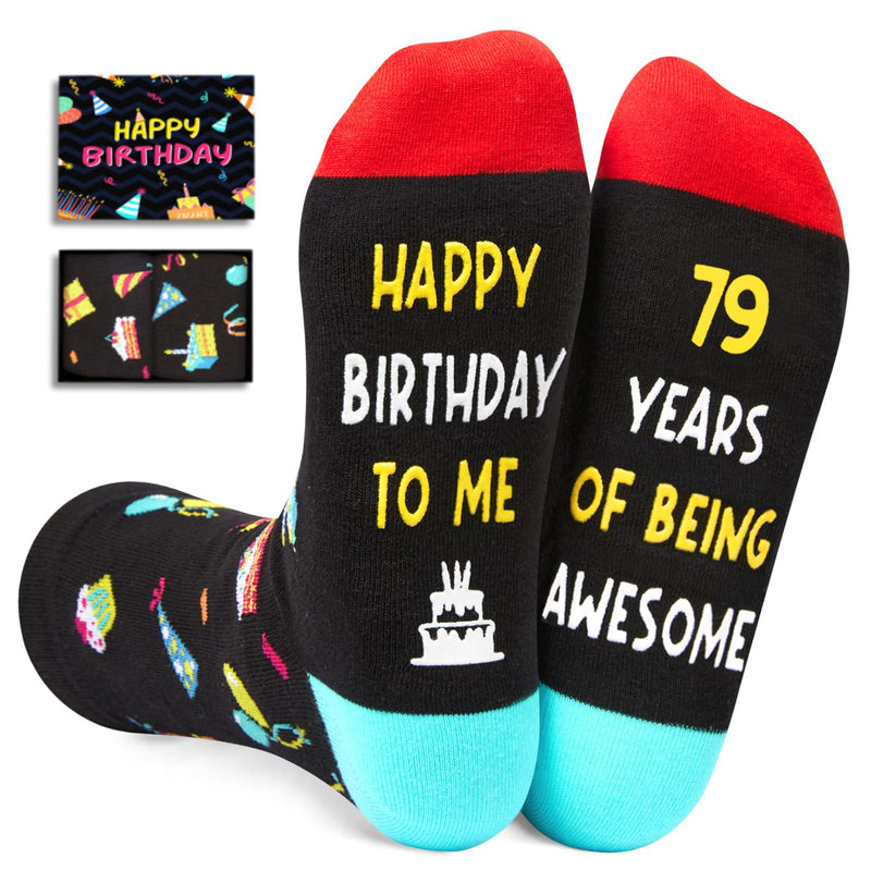 79th Birthday Gift Ideas for Men - Socks for Older Men over 79, Best Gifts for 79 Year Old, Old Man Gifts for Men Useful