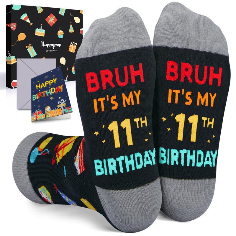 11th Birthday Gifts for Boys Socks for Kids Age 11, Presents for