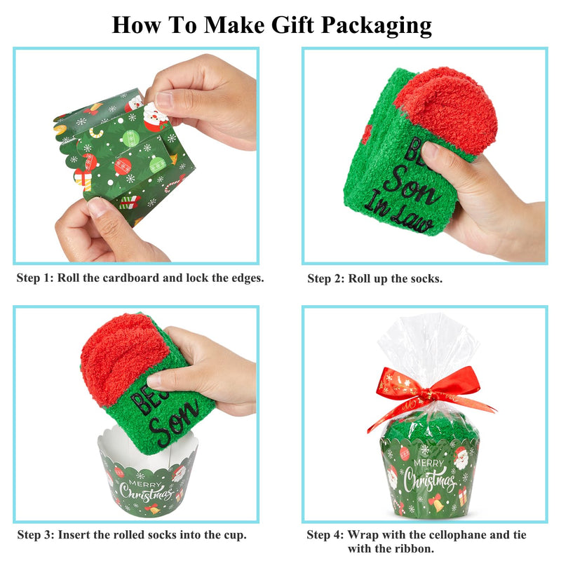 Happy Socks Santa's Workshop Socks Gift Set (4-pack), unisex sokken in Happy Socks Santa's Workshop Socks Gift Set (4-pack), unisex sokken in