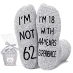 62nd Birthday Gifts Ideas for Men - Socks for 62 Year Old Middle Aged Man, 62nd Birthday Gifts for Him, 62 Year Old Gifts for Male