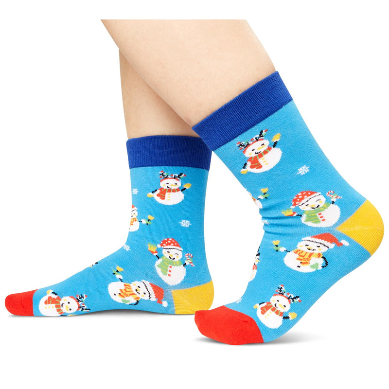 Christmas Gifts Stocking Socks for Kids Santa Reindeer Gifts for