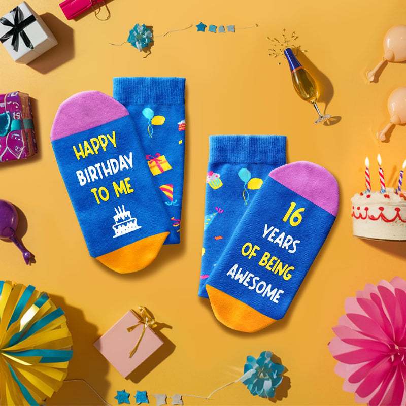 16th Birthday Gift Ideas Socks 16th Birthday Socks for 16 Year