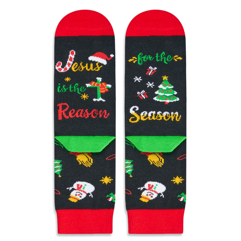 Religious Gifts Idea Socks for 4-6 Years Old Kids Christmas