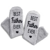 Fuzzy Gifts For Father - Funny Dad Socks, Funny Dad Gifts Father Gifts From Son Daughter